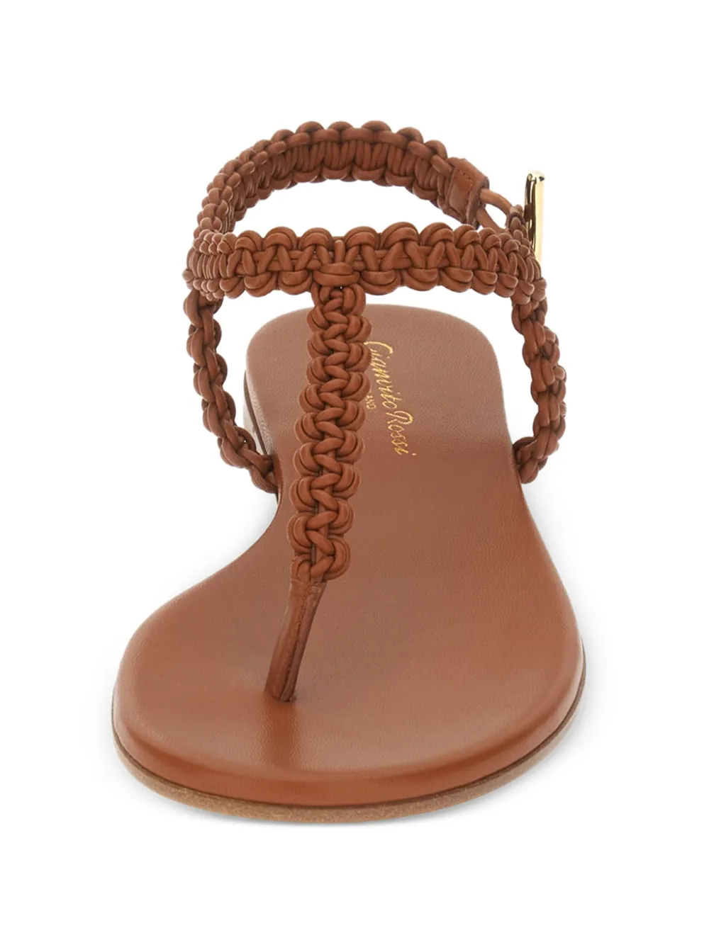 Gianvito Rossi Ubud braided sandals Bruin