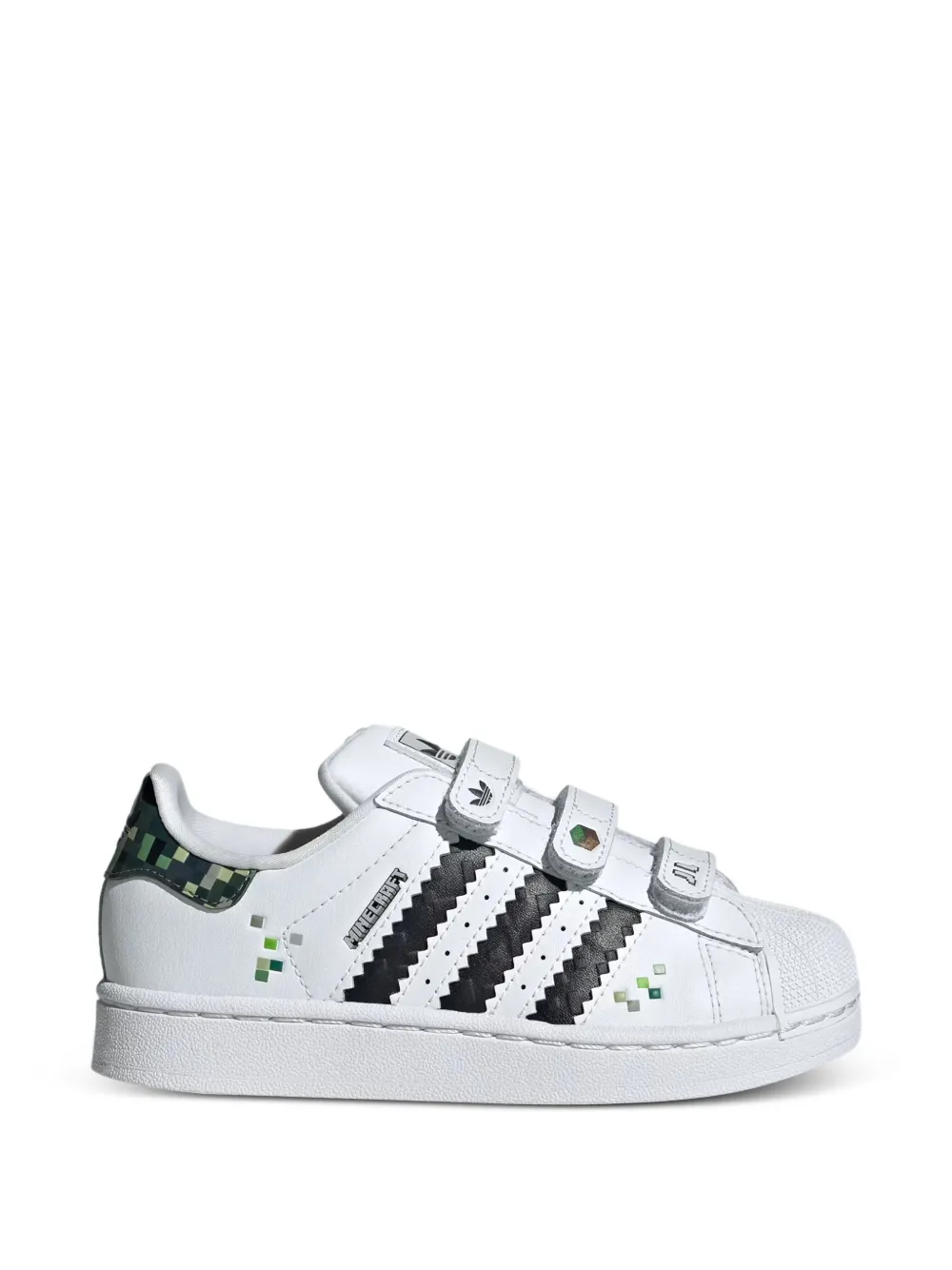 adidas Kids x Minecraft Superstar II sneakers Wit