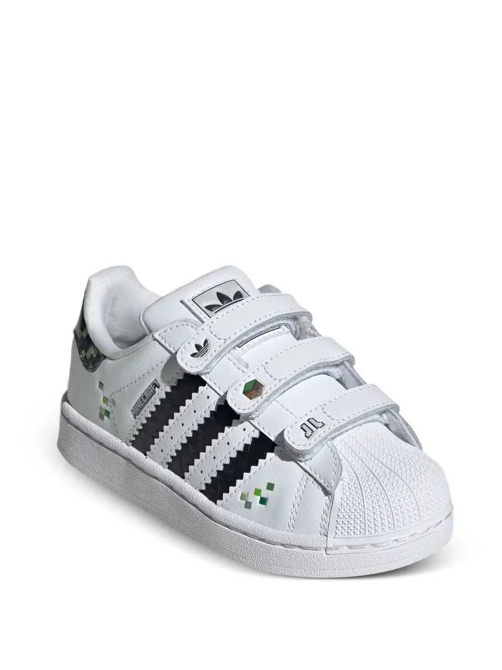 adidas Kids x Minecraft Superstar II sneakers - Bianco