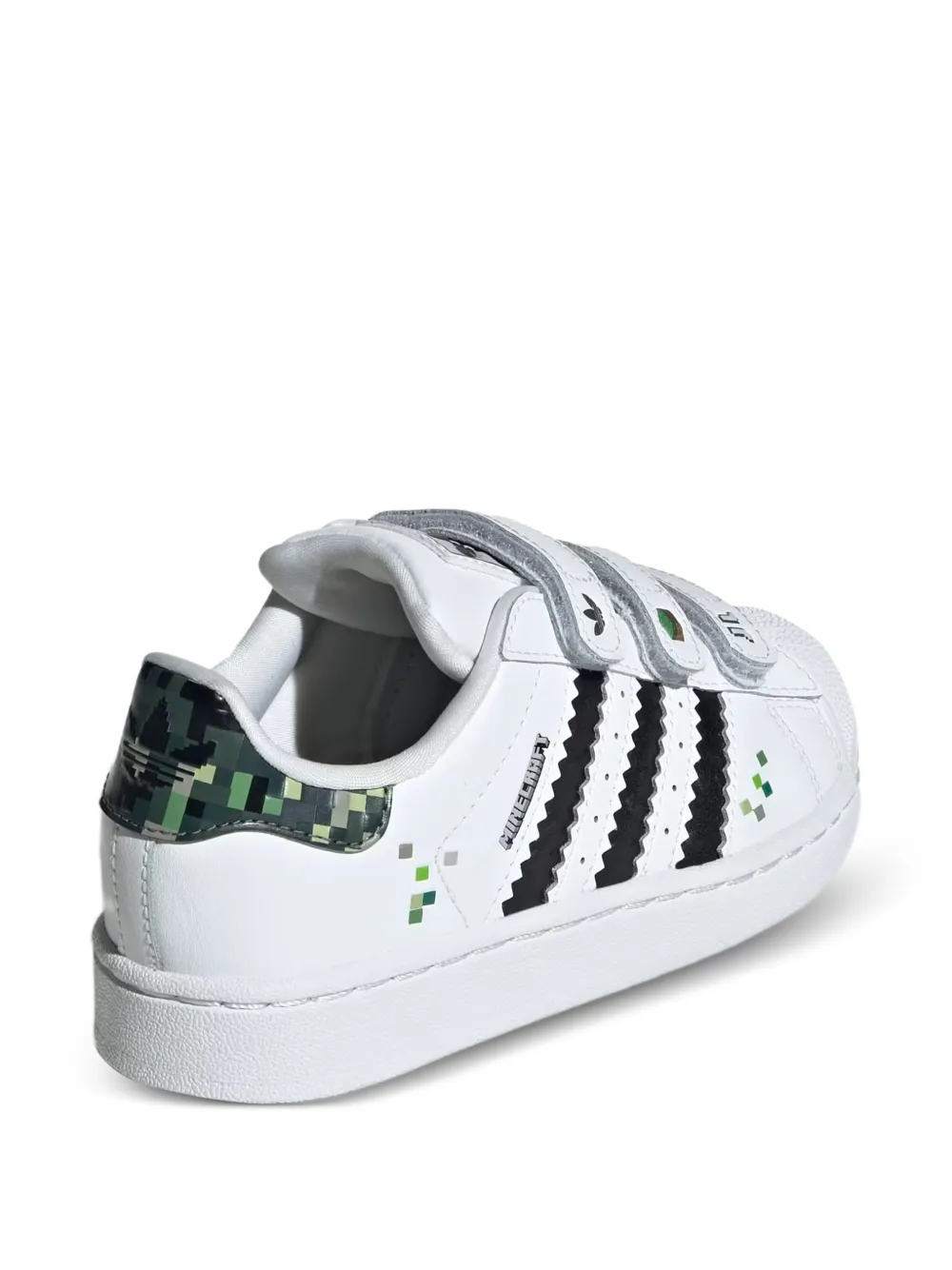 adidas Kids x Minecraft Superstar II sneakers Wit