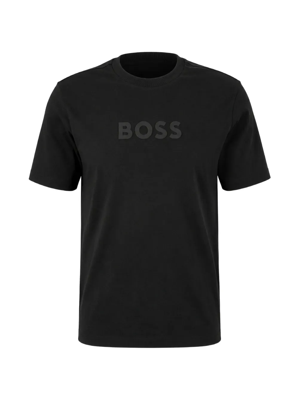 BOSS T-Shirt mit Logo-Print - Schwarz