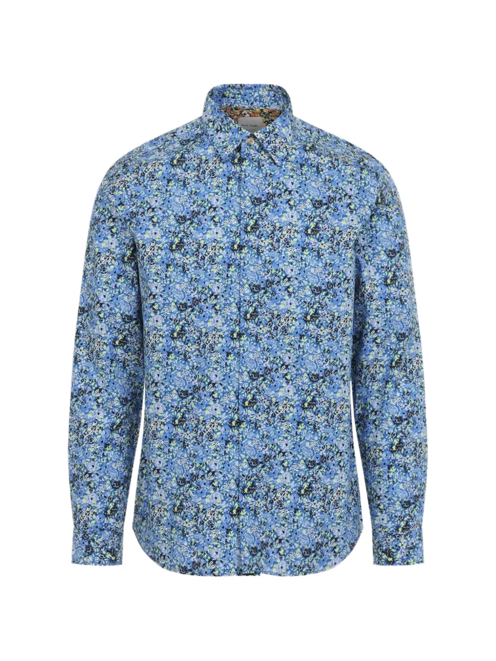 Paul Smith floral-print long-sleeve shirt - Blu