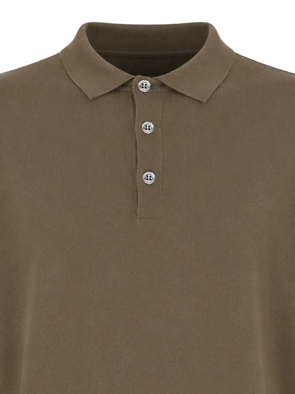 Drumohr Gebreid poloshirt Groen
