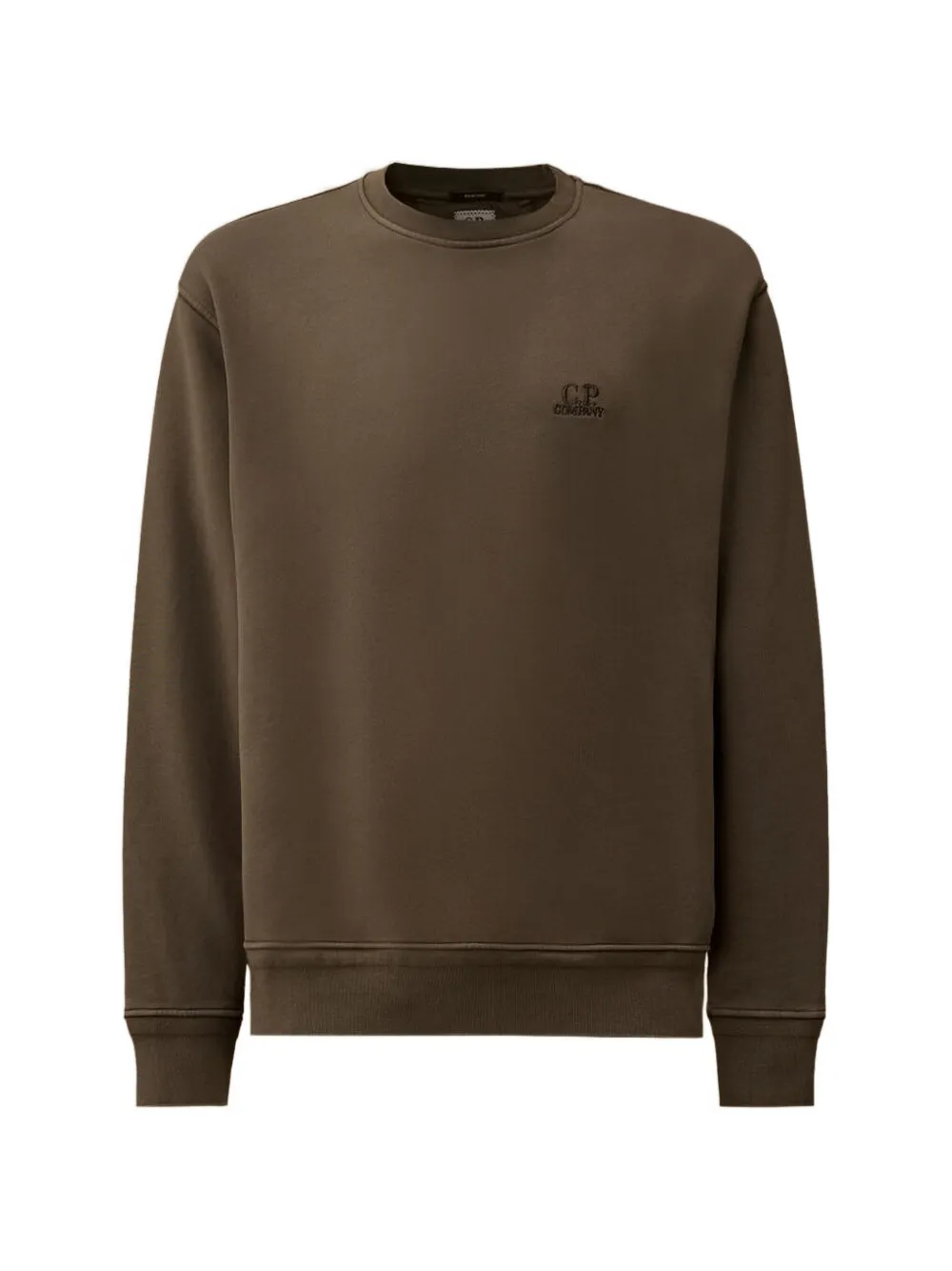 C.P. Company logo-embroidered sweater - Braun
