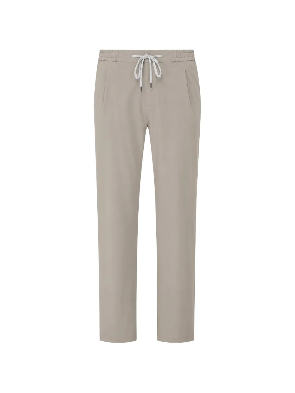 PT Torino Soft drawstring-waist trousers - Toni neutri