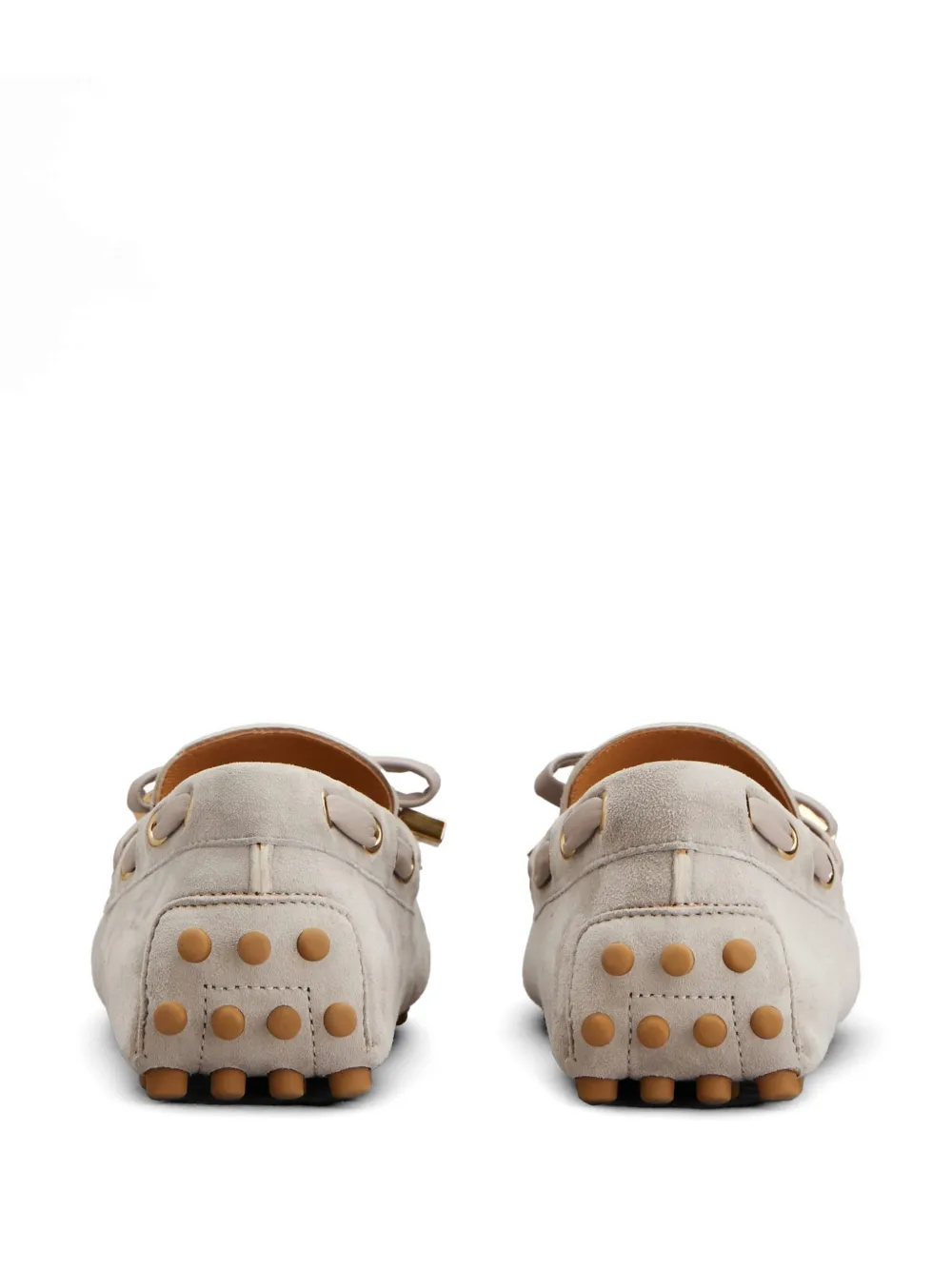 Tod's Gommino bow-detail loafers Beige