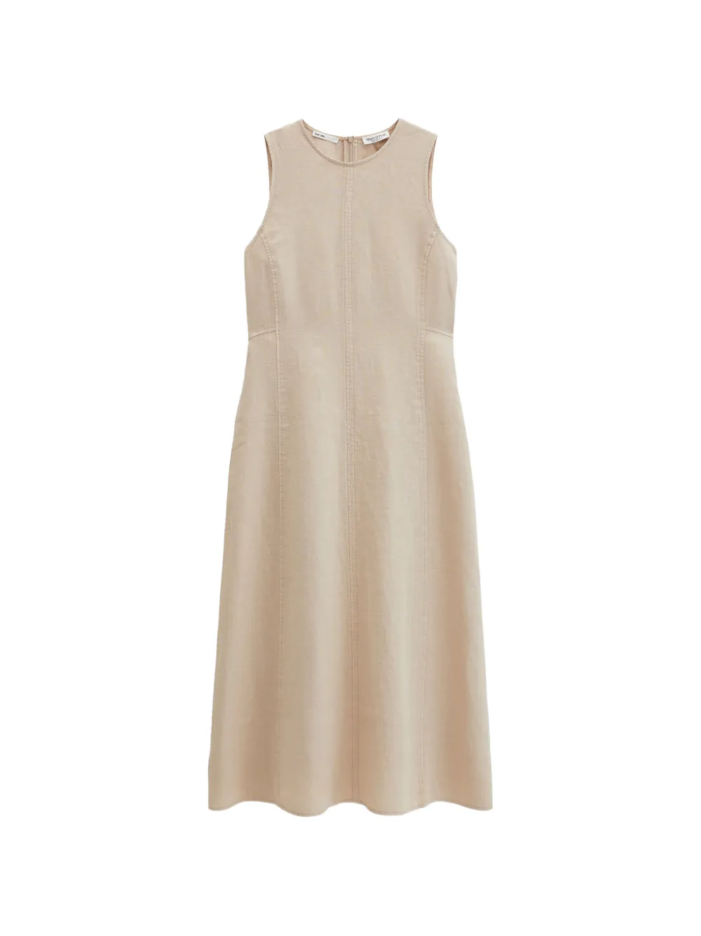 Marc O'Polo sleeveless panelled midi dress - Nude