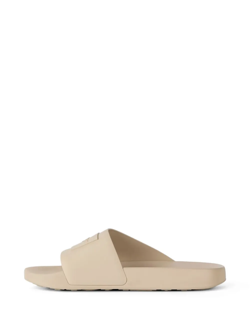 Givenchy Label logo-patch slides Beige