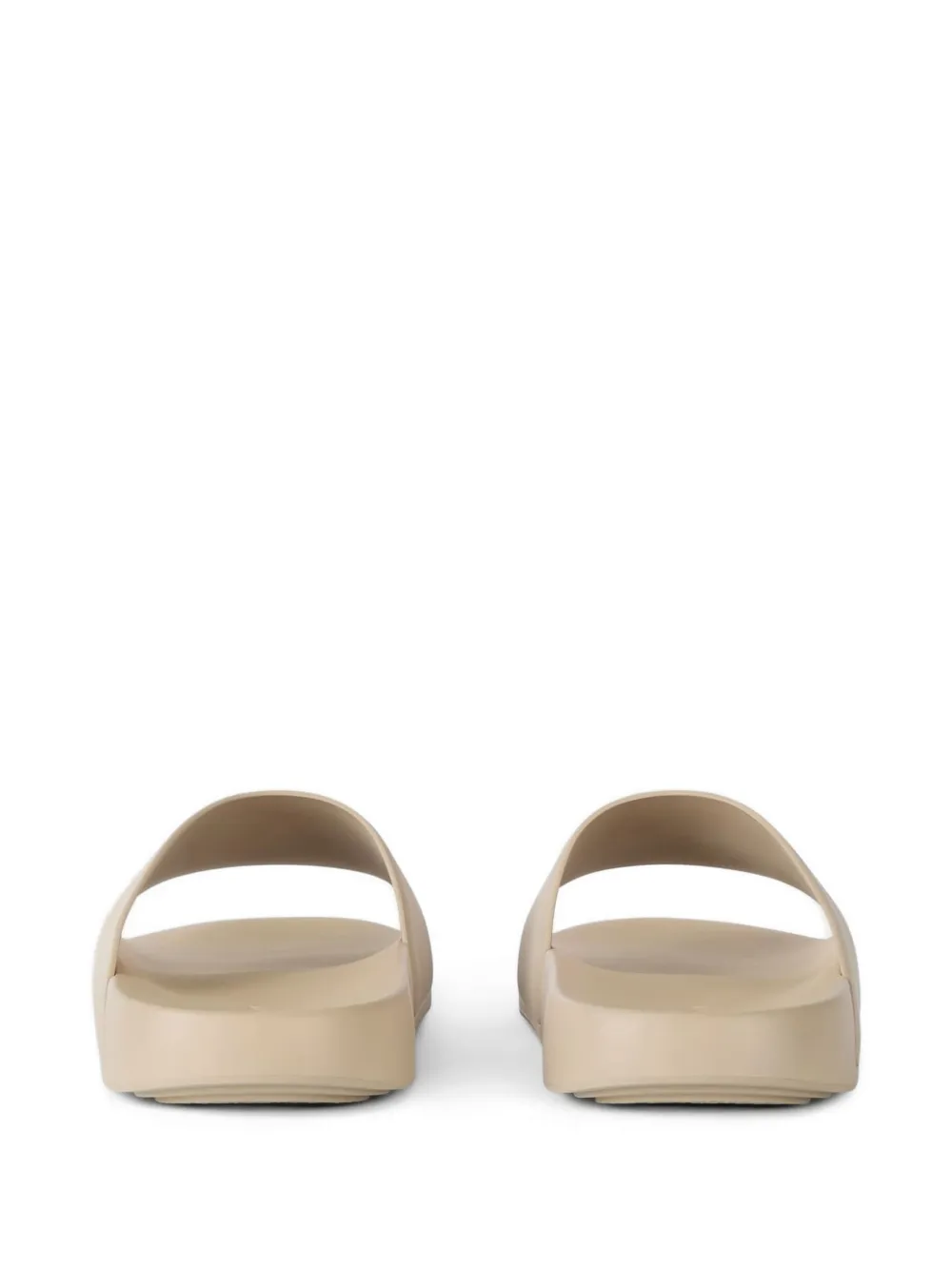 Givenchy Label logo-patch slides Beige