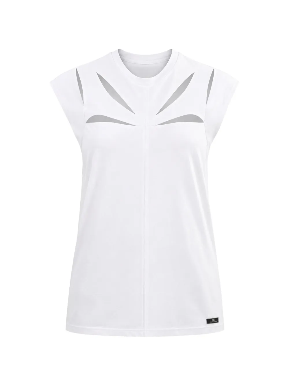 Elisabetta Franchi cut-out sleeveless top - Bianco