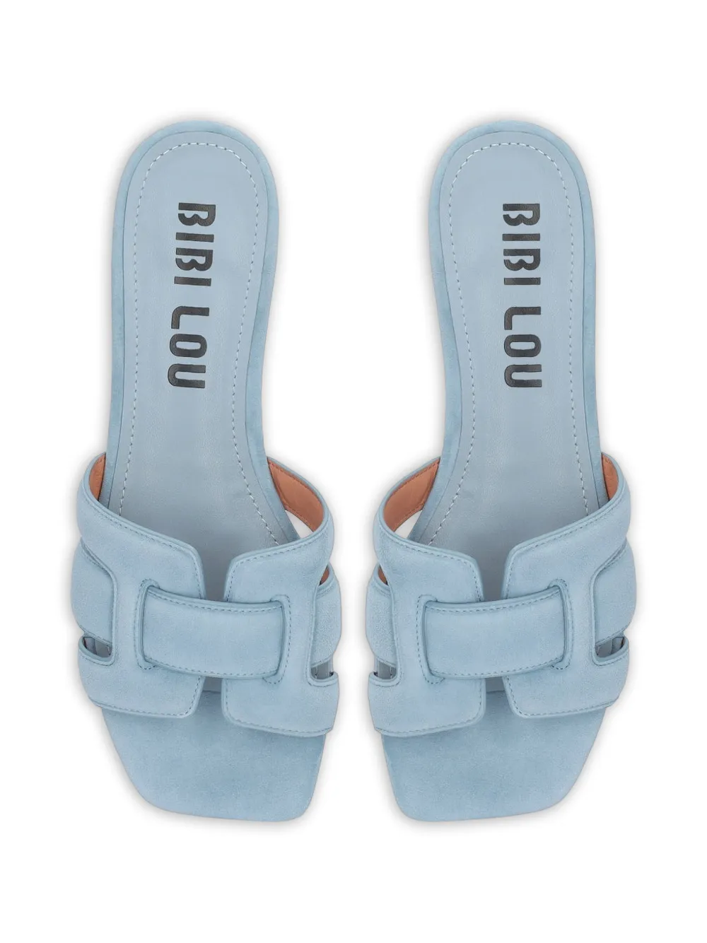 Bibi Lou Holly square-toe sandals Blauw