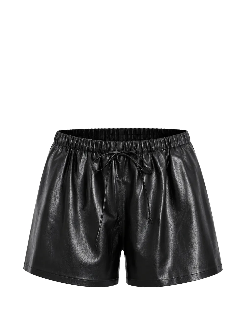Haikure drawstring-waist shorts - Black