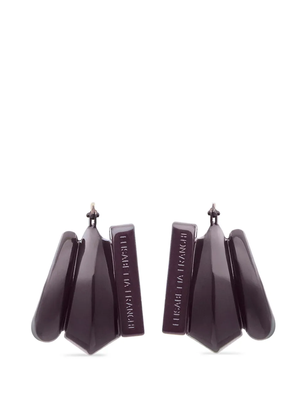 Elisabetta Franchi wrap-around geometric earrings - Viola