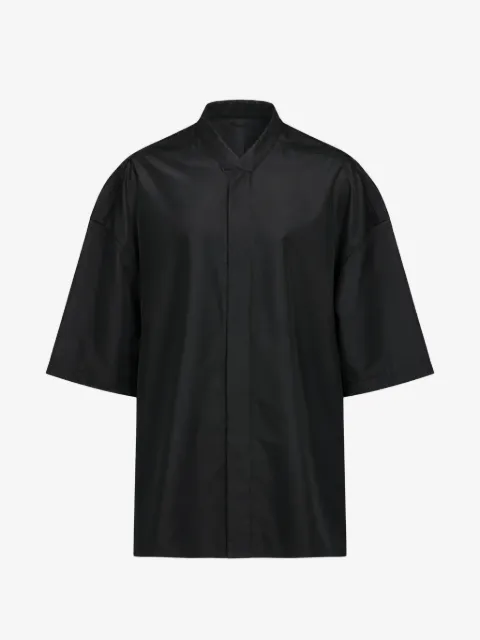 Rick Owens SS Jumbo Faun webbing-strap short-sleeve shirt