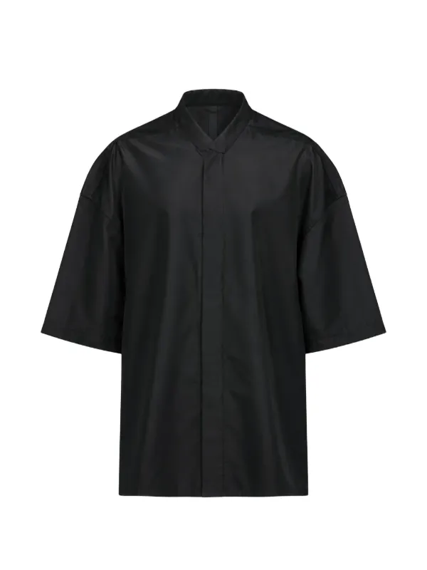 Rick Owens SS Jumbo Faun ショートスリーブシャツ | ブラック