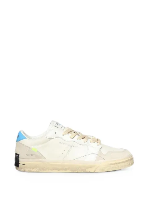 Crime London Playoff panelled logo-print sneakers
