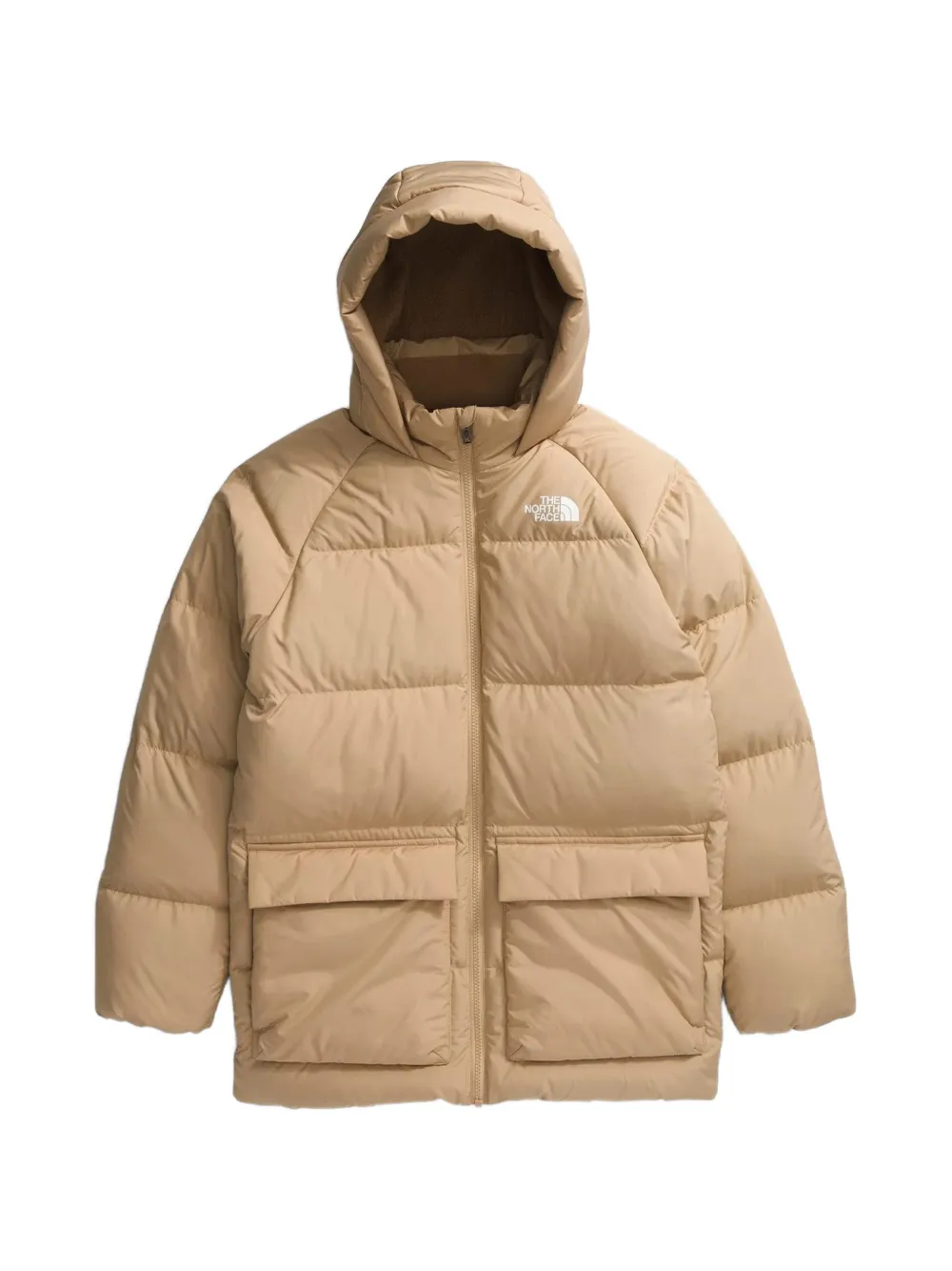 The North Face Kids Down Fleece-Lined parka jacket - Neutrals