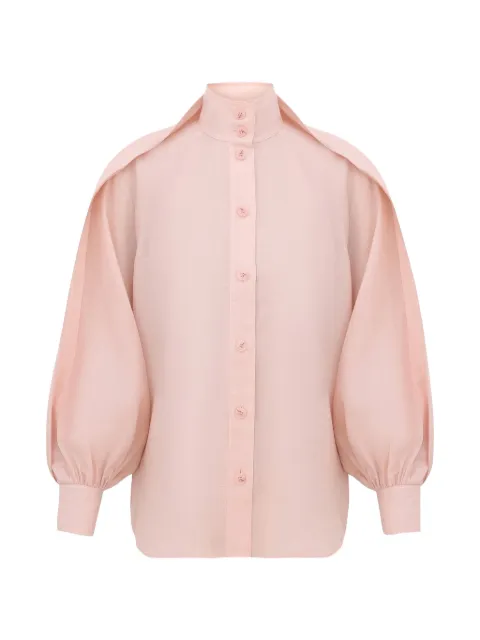 ZIMMERMANN blusa con cuello alto