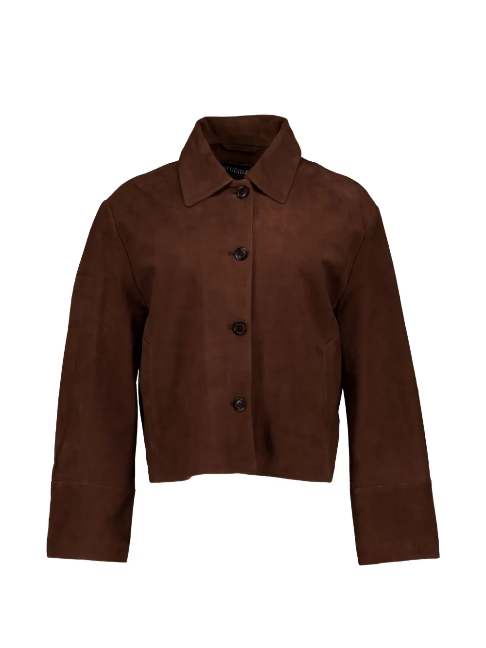Studio Ar button-up jacket - Braun