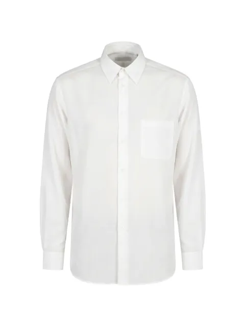 Yohji Yamamoto chest-pocket long-sleeve shirt
