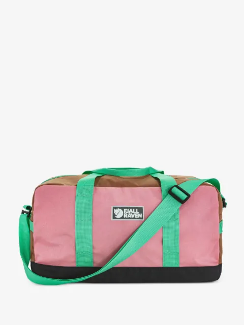 Fjällräven colour-block logo-patch holdall
