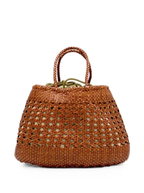 Donna Karan woven leather shoulder bag