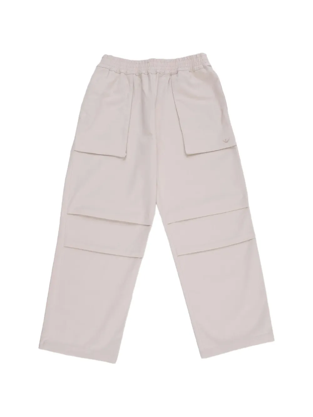 Emporio Armani Kids logo-patch cargo pants - Toni neutri