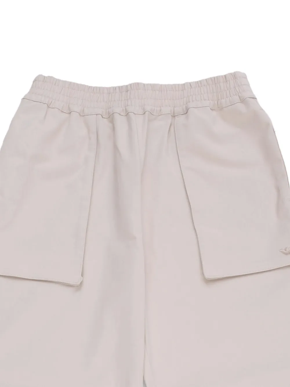 Emporio Armani Kids Broek met logopatch Beige
