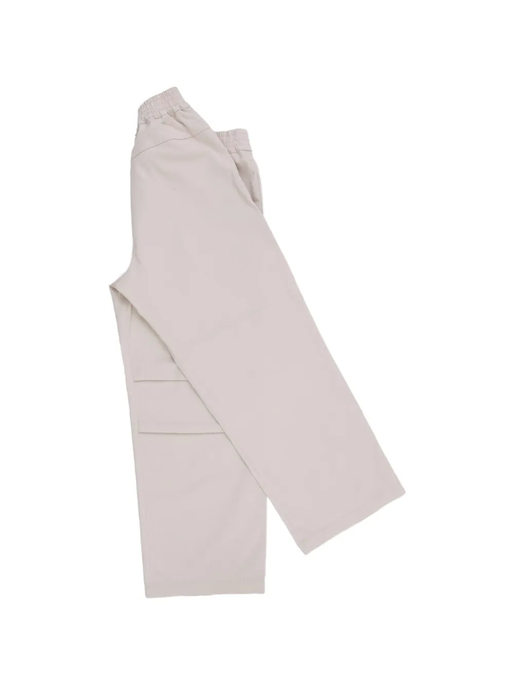 Emporio Armani Kids Broek met logopatch Beige