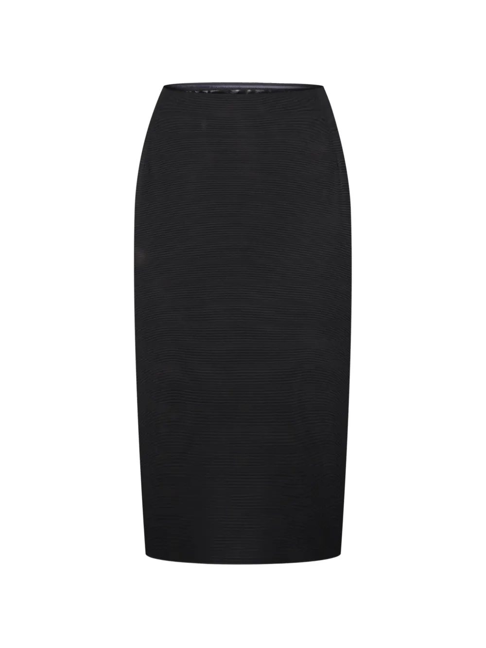 FROLOV front-slit pencil midi skirt - Nero