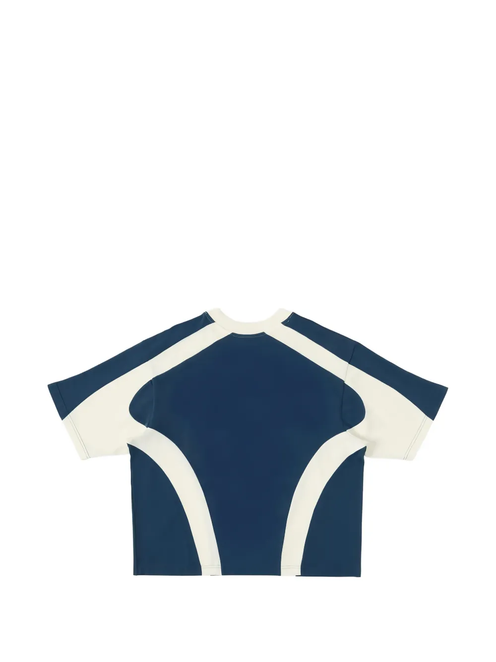 Homme T-shirt met logoprint Blauw