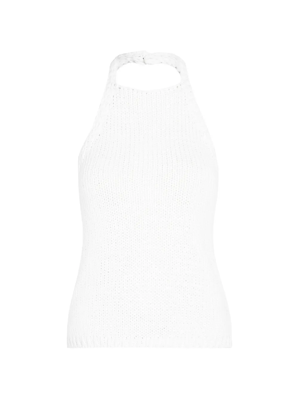 Róhe knitted halterneck top - Bianco