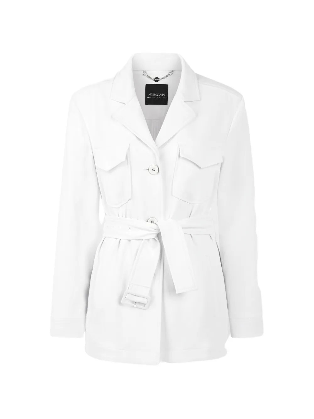 MARCCAIN Caban belted cargo-pocket jacket