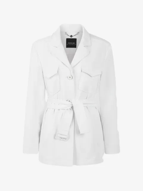 MARCCAIN Caban belted cargo-pocket jacket