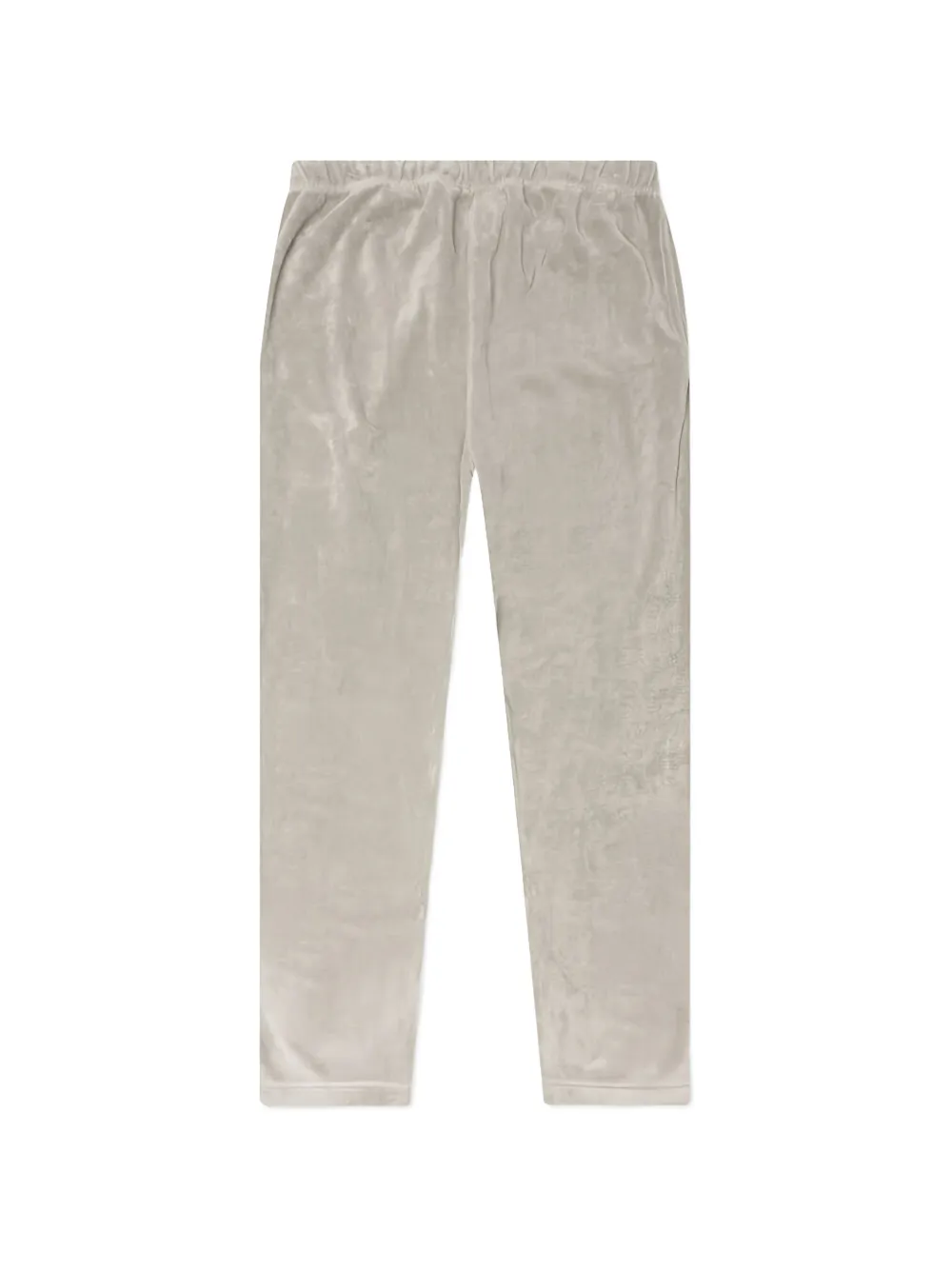 FEAR OF GOD ESSENTIALS logo-patch elasticated trousers - Toni neutri