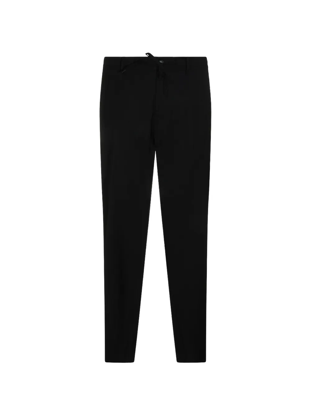 Canali drawstring-fastening belt-loop trousers - Nero