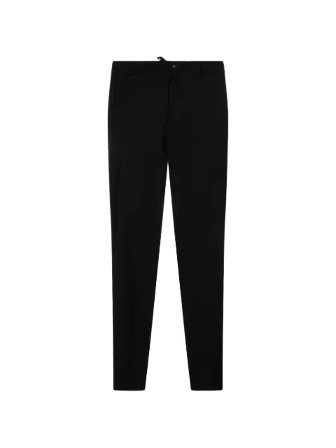 Canali drawstring-fastening belt-loop trousers