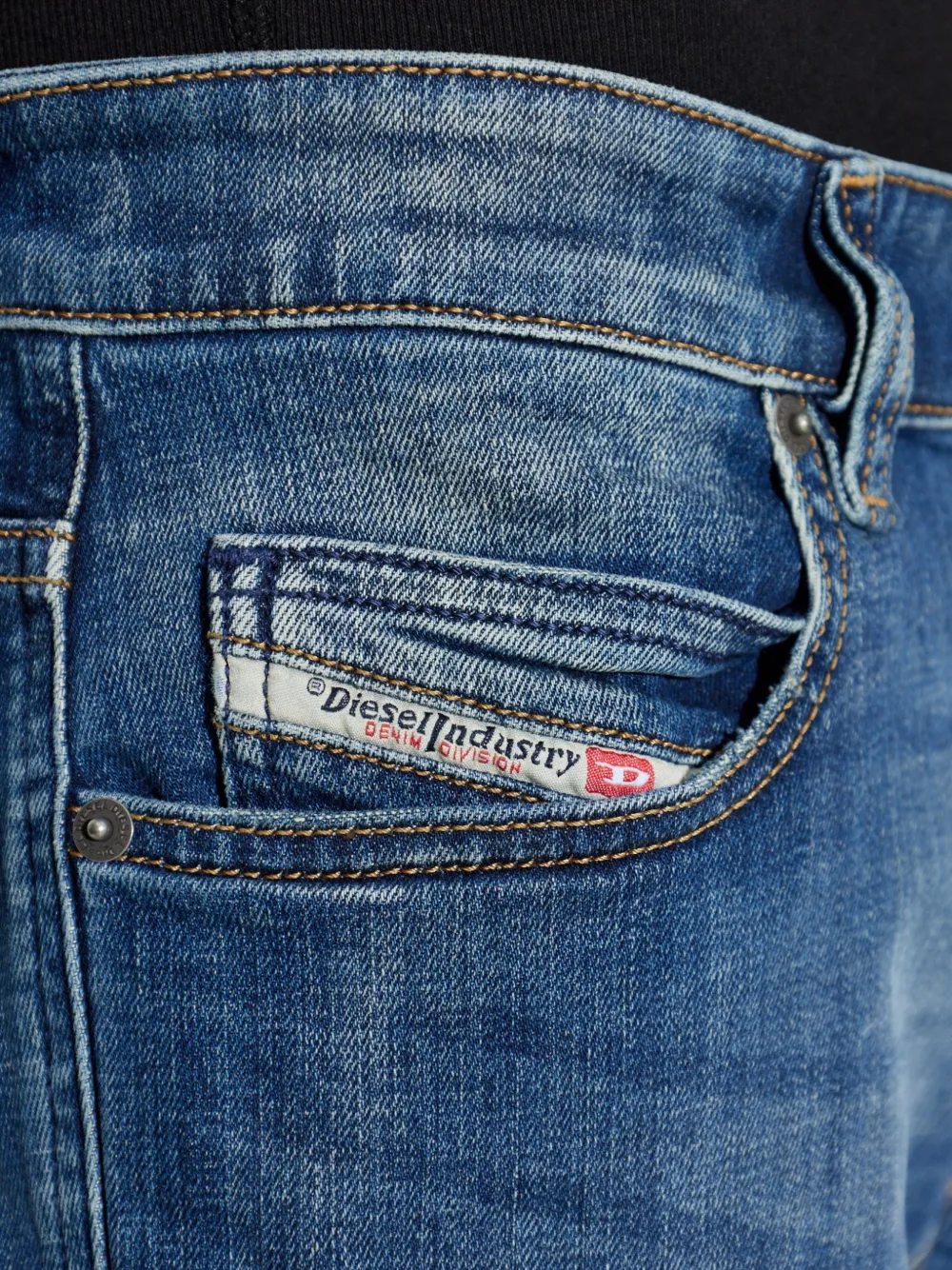 Diesel 1993 D-Vyl gerafelde jeans Blauw