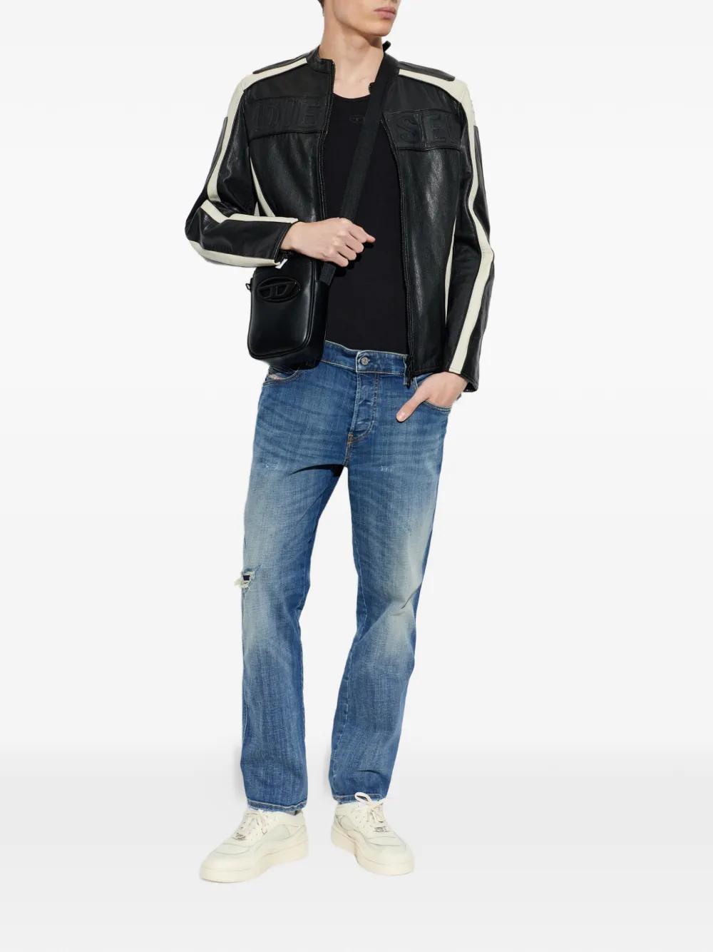 Diesel 1993 D-Vyl gerafelde jeans Blauw