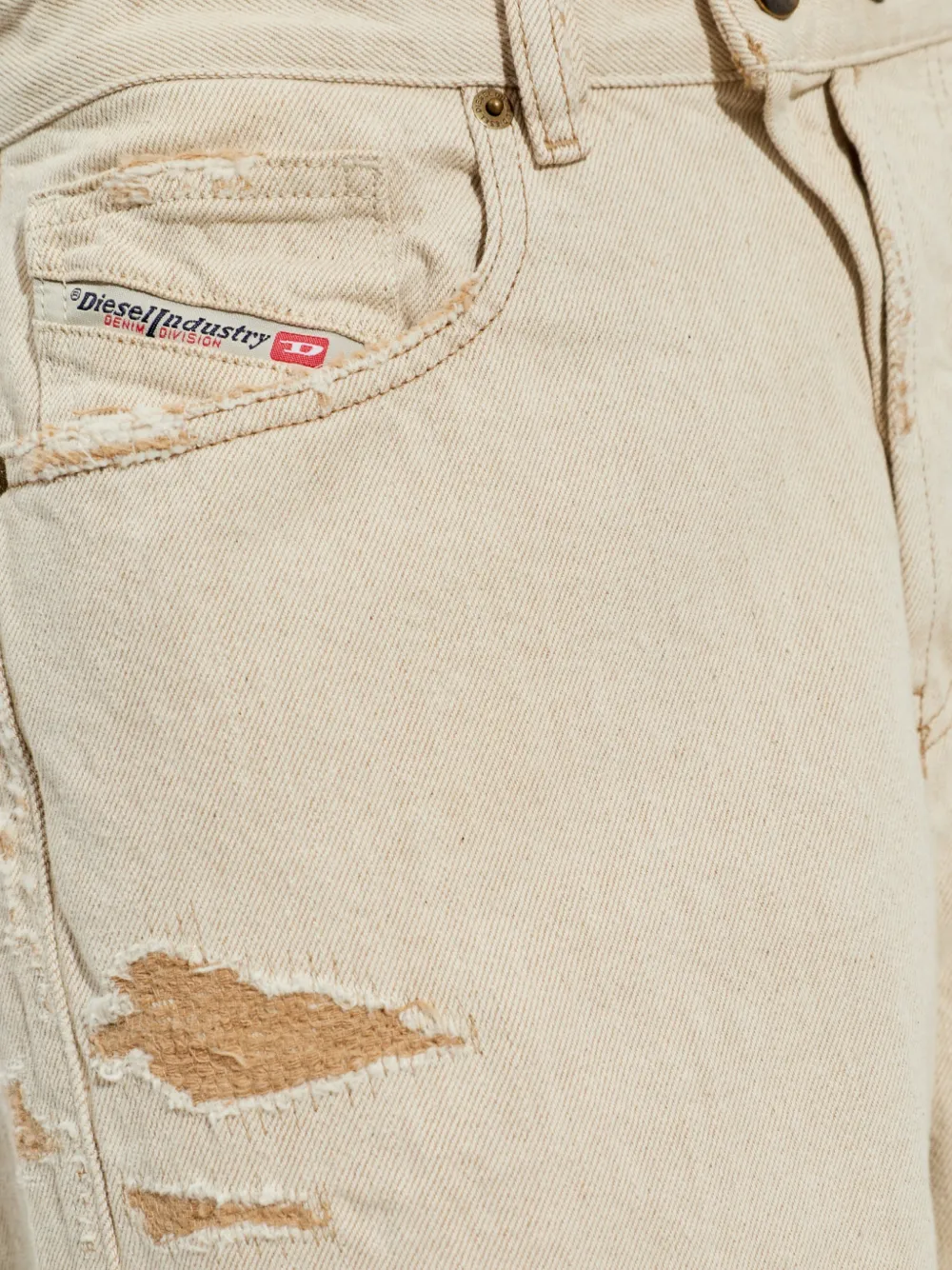 Diesel 1996 D-SIRE-YU gerafede jeans Beige