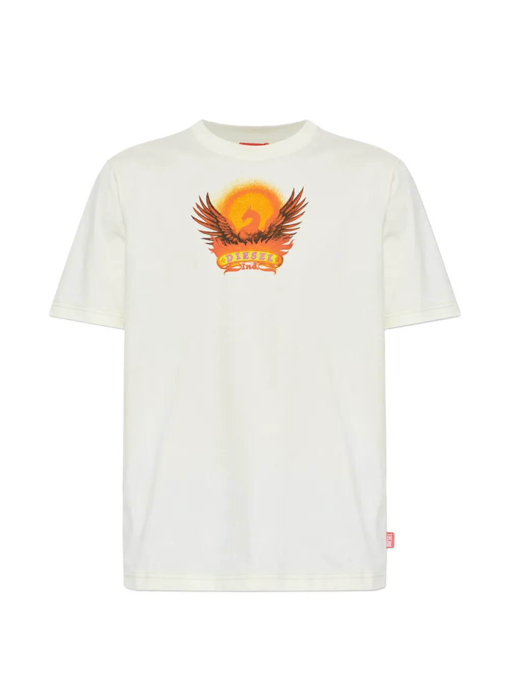 Diesel T-shirt T-Adjust-Aa1 con stampa - Toni neutri
