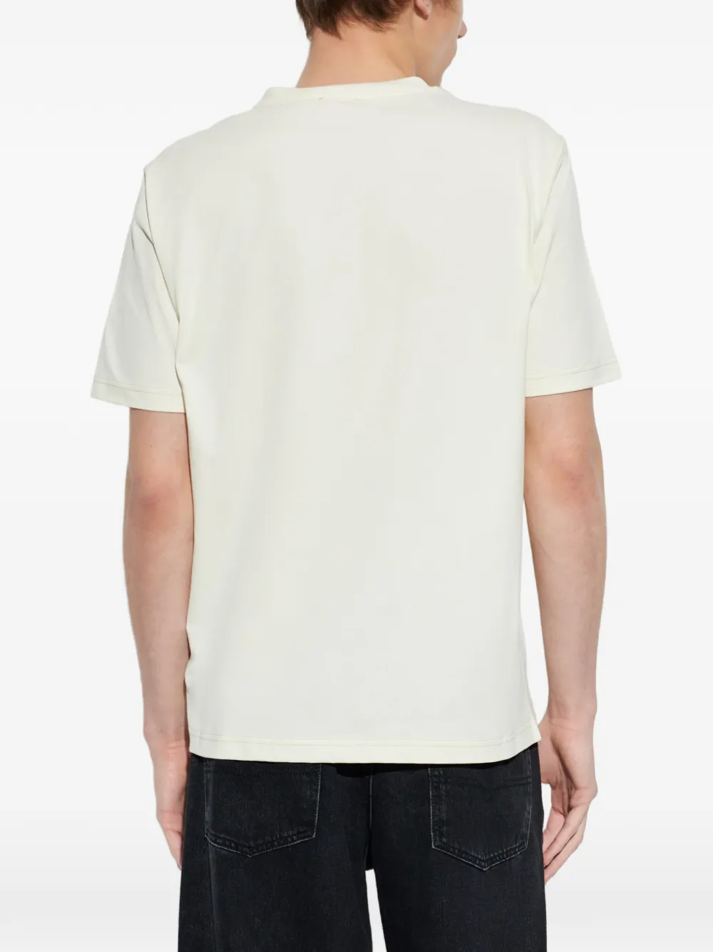 Diesel T-shirt met grafische print Beige
