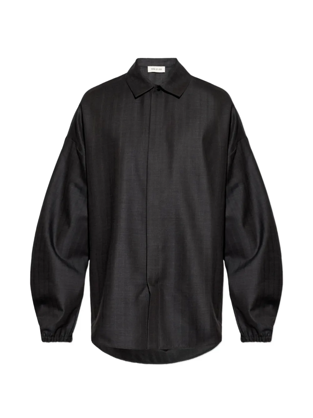 Fear Of God striped wool shirt - Grigio