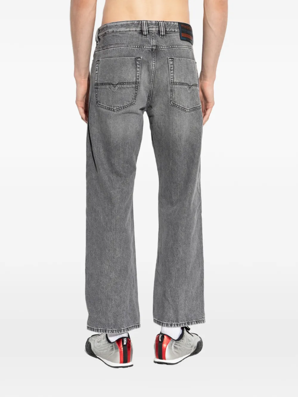 Diesel 1980 D-Eeper jeans met vervaagd effect Grijs