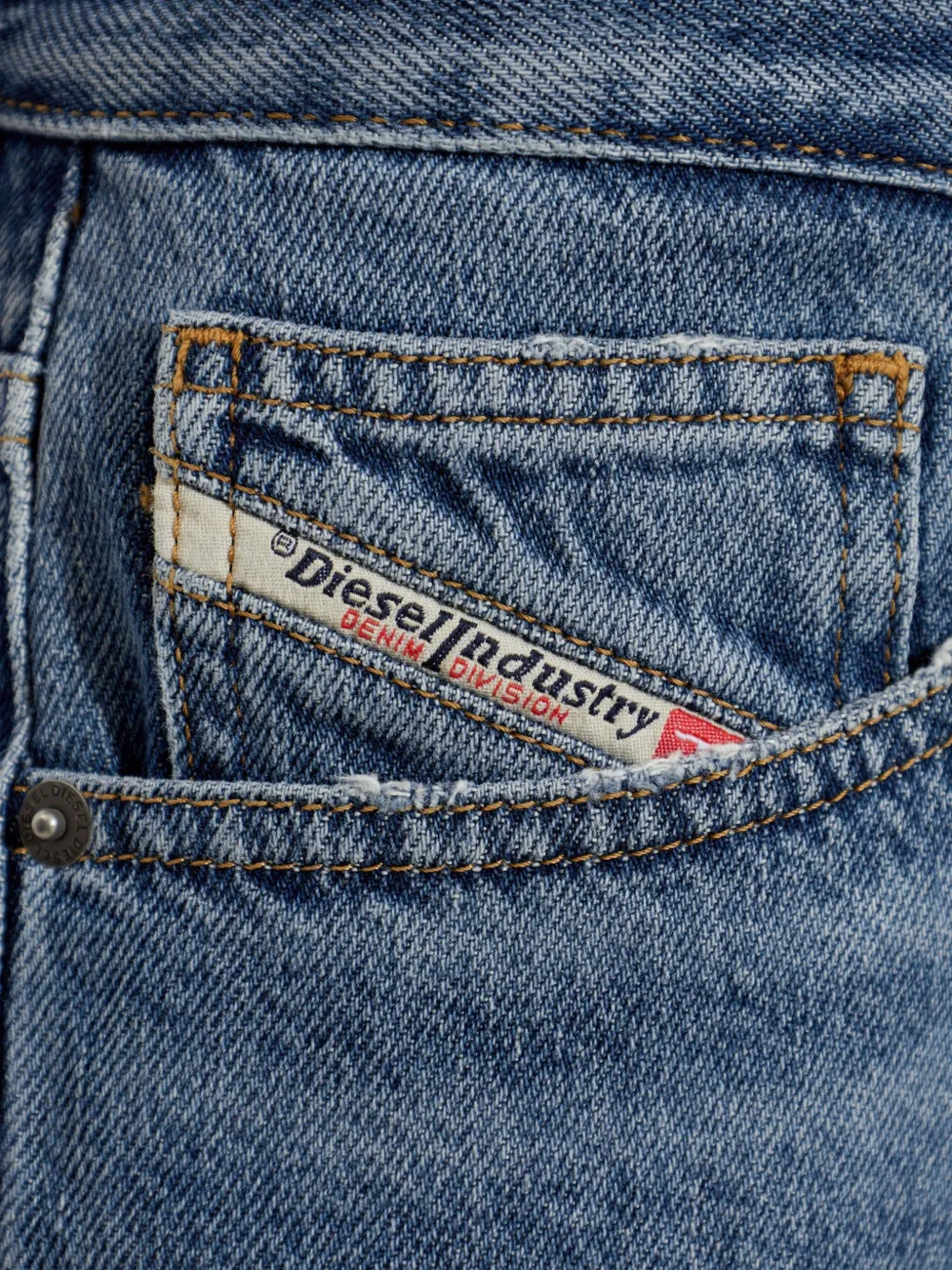 Diesel 1996 D-Sire gerafelde jeans Blauw