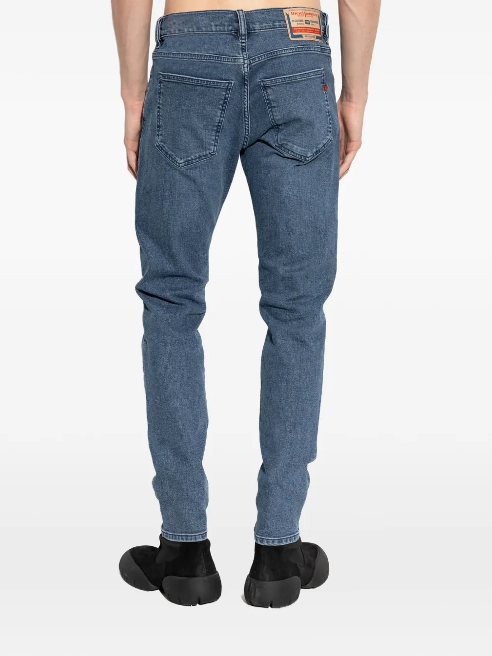 Diesel 2019 D-Strukt whisker jeans Blauw