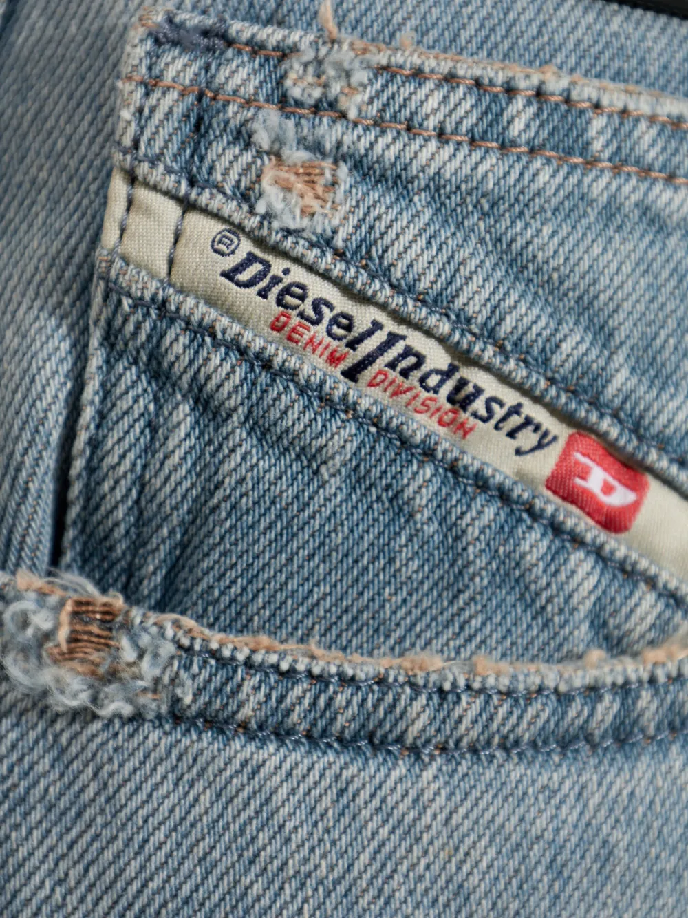 Diesel 1996 D-Sire-Yu-U jeans met wijde pijpen Blauw