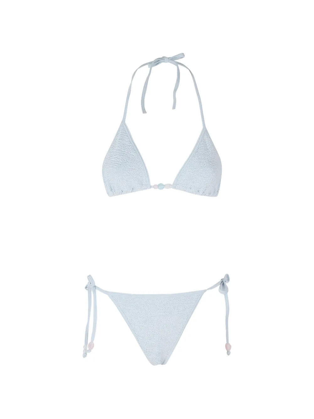 Hunza G Gina bead-embellished bikini - Blu