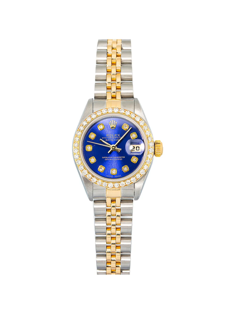 Rolex Datejust diamond 26mm watch - Blu