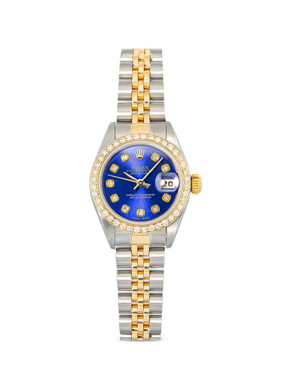 Rolex Datejust diamond 26mm watch - Blu